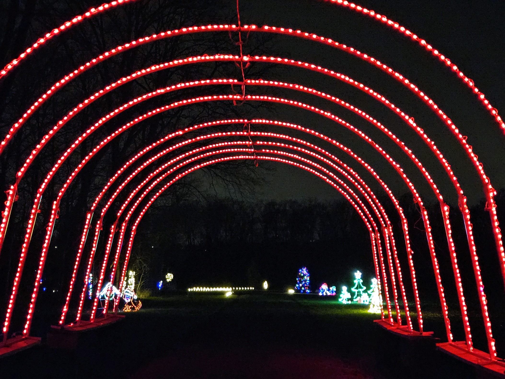 Lighted archway