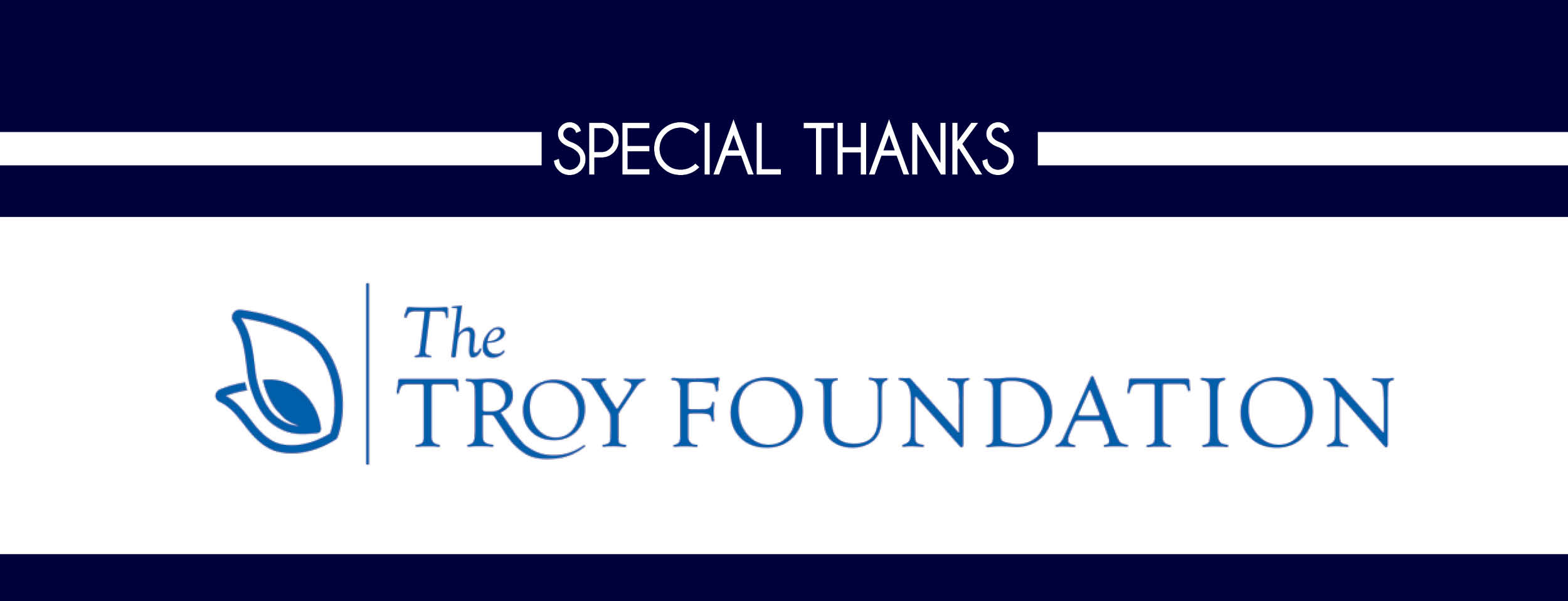 Thanks Troy Foundation