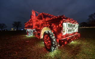 lighted tractor